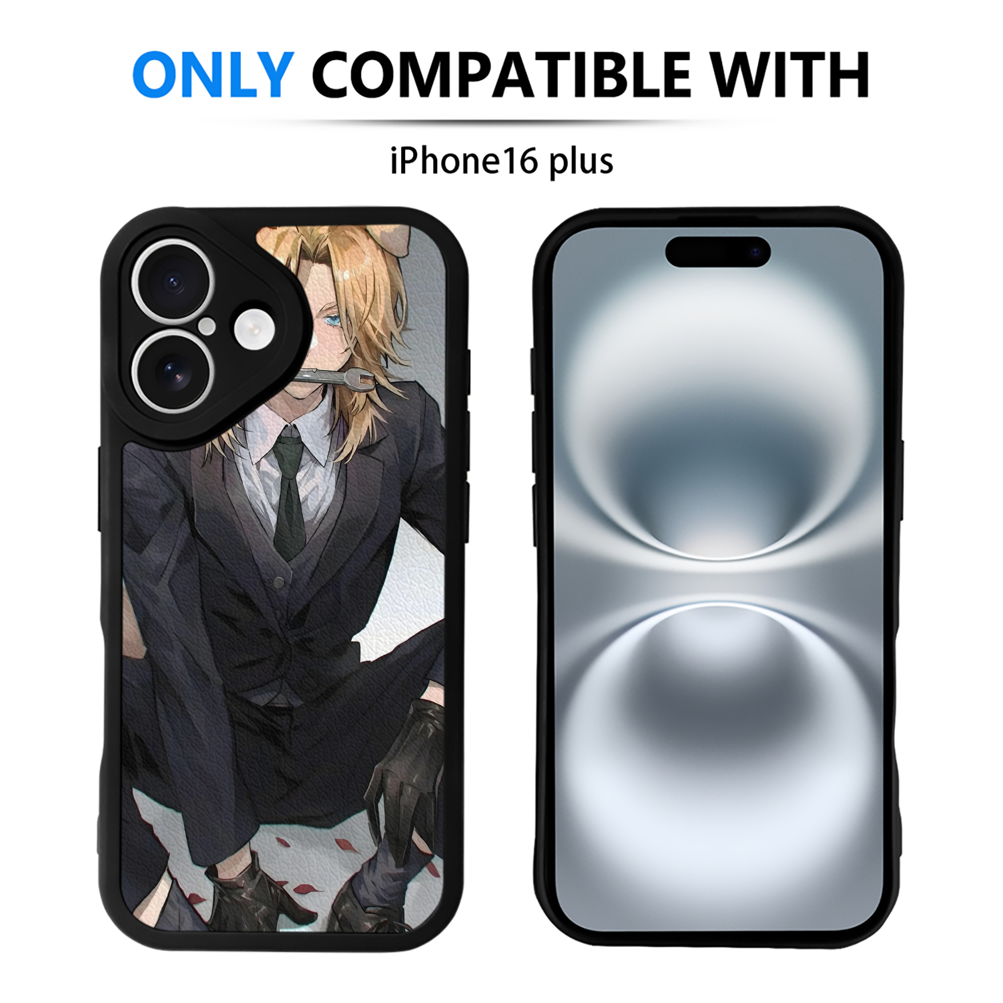 （画像用） 東京リベンジャーズ Tokyo Revengers 【iPhone 16シリーズ対応】シリコンスマホケース（レザー調） 材質：シリコン